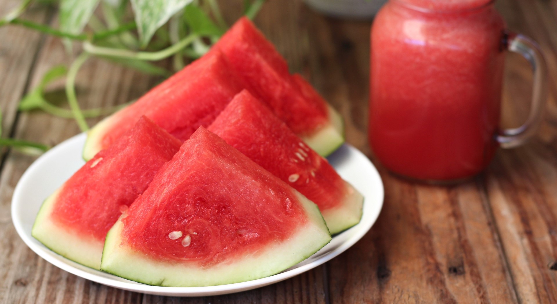 Cut watermelon